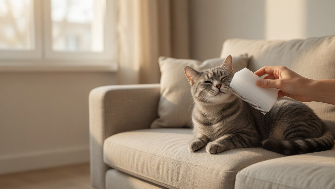 Brosse Acti-Sense® – Votre chat va enfin aimer être brossé